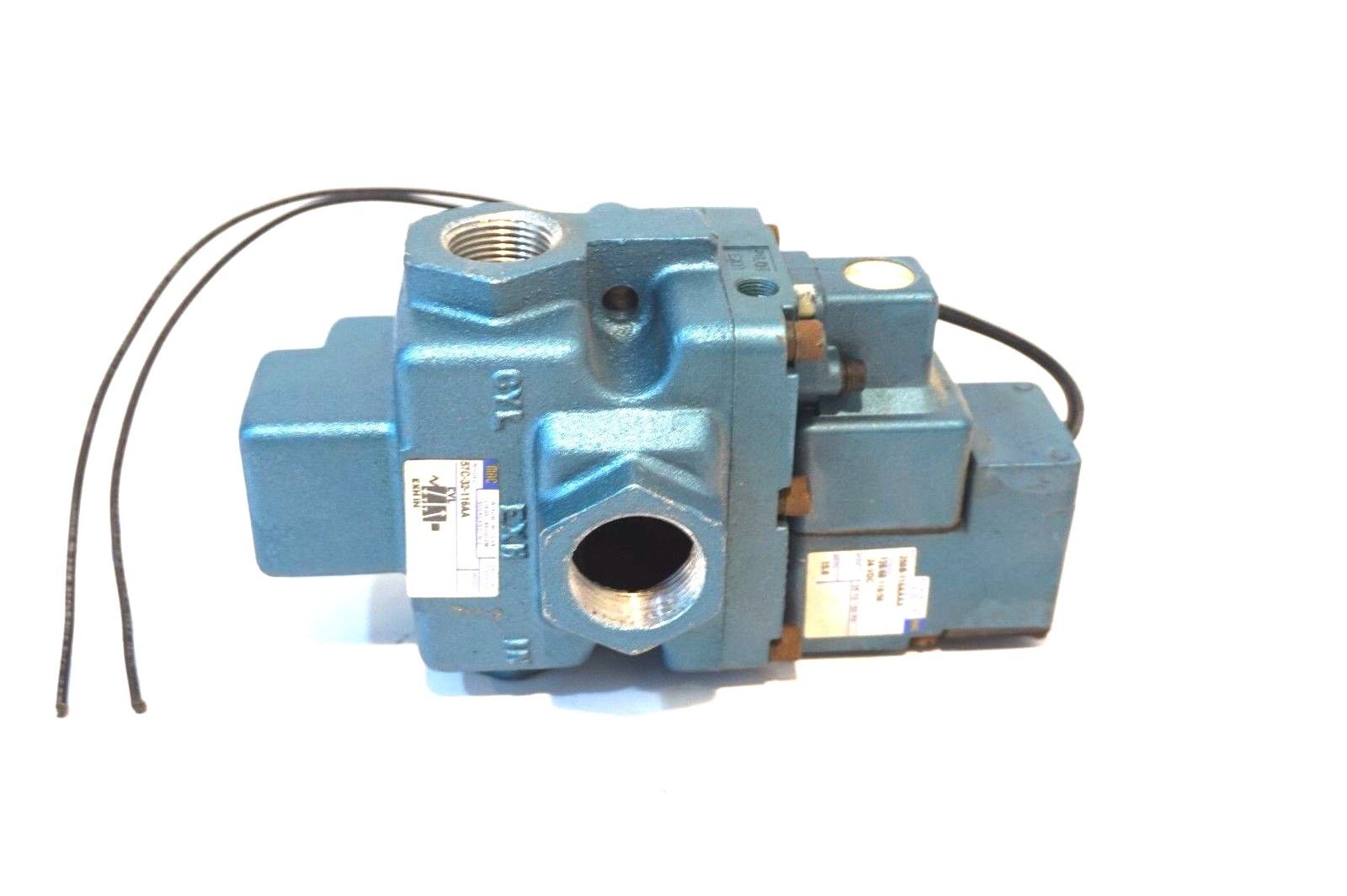 NEW MAC VALVES 57C-32-116AA SOLENOID VALVE W/ 250B-116AAAA 57C32116AA