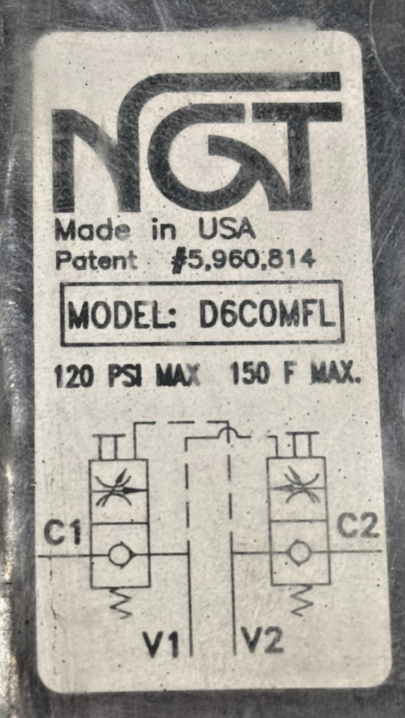 NEW NGT D6C0MFL SOLENOID VALVE 3/8 INCH 120PSI 150F - Image 5