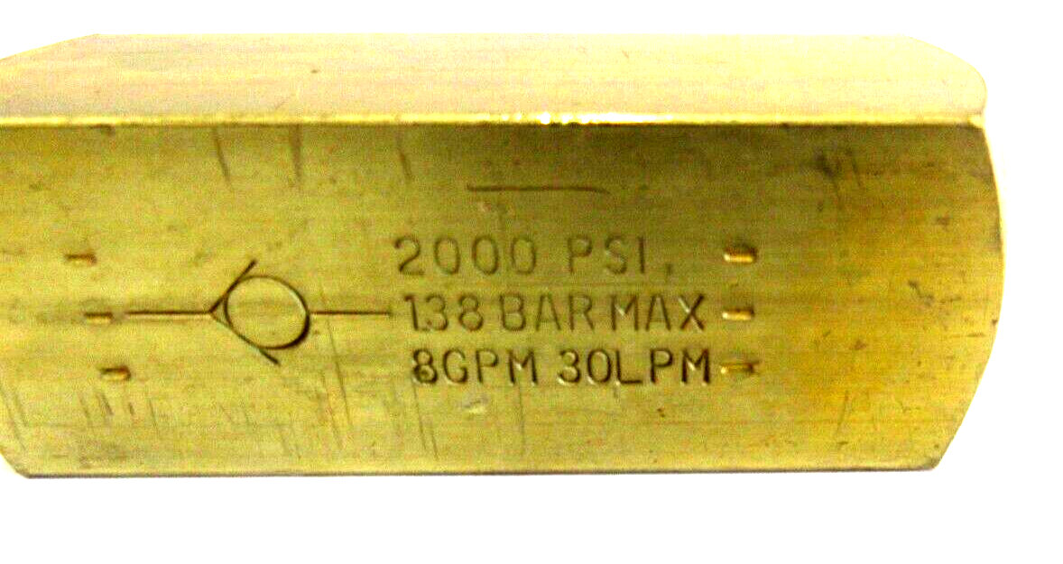 NEW PARKER C600B HYDRAULIC VALVE 2000PSI - Image 5