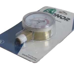 NEW RADNOR RAD64003419 BRASS PRESSURE GAUGE 2" X 30"