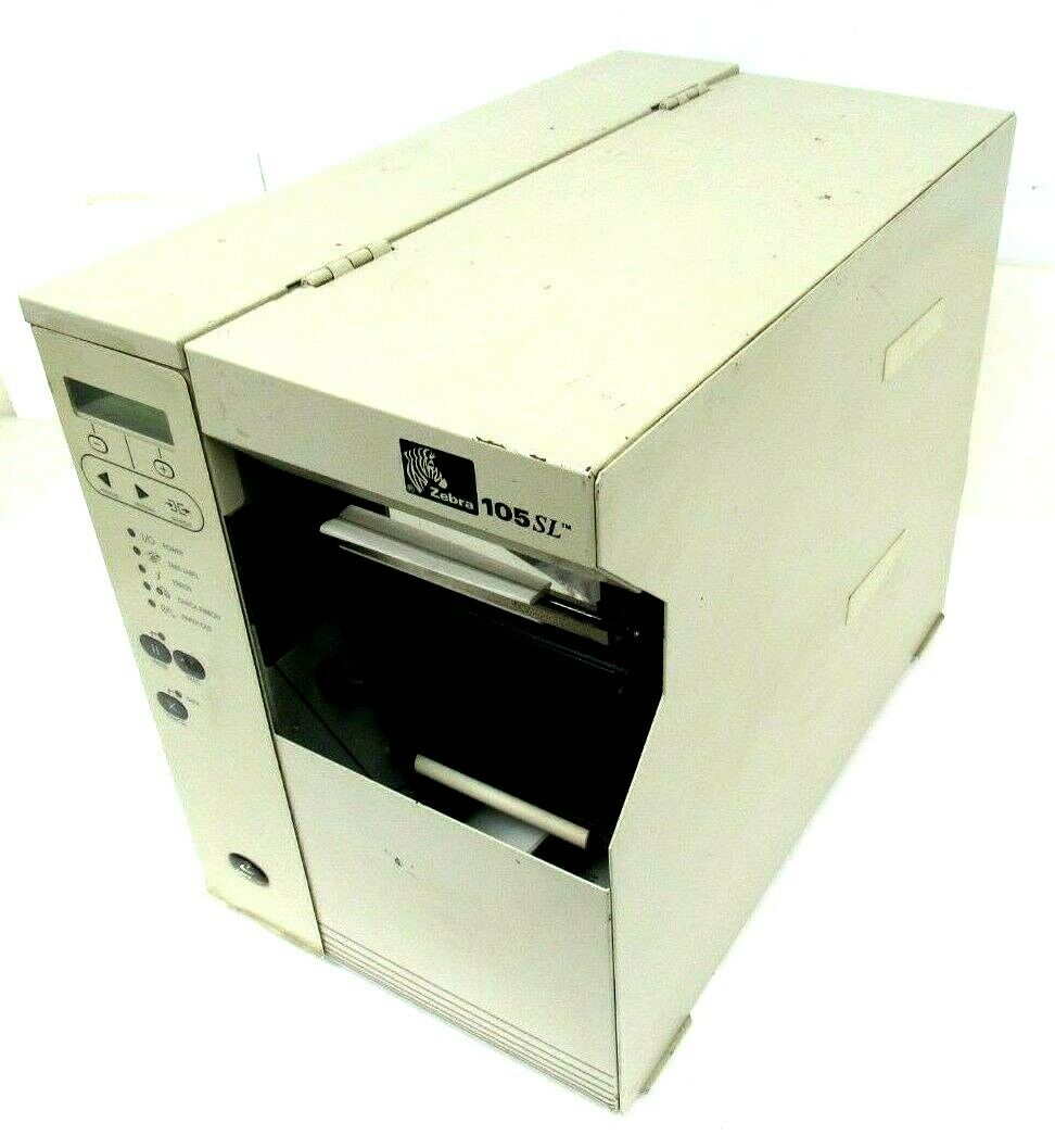 REFURBISHED ZEBRA 105SL THERMAL LABEL PRINTER 200dpi 10500-2001-2000