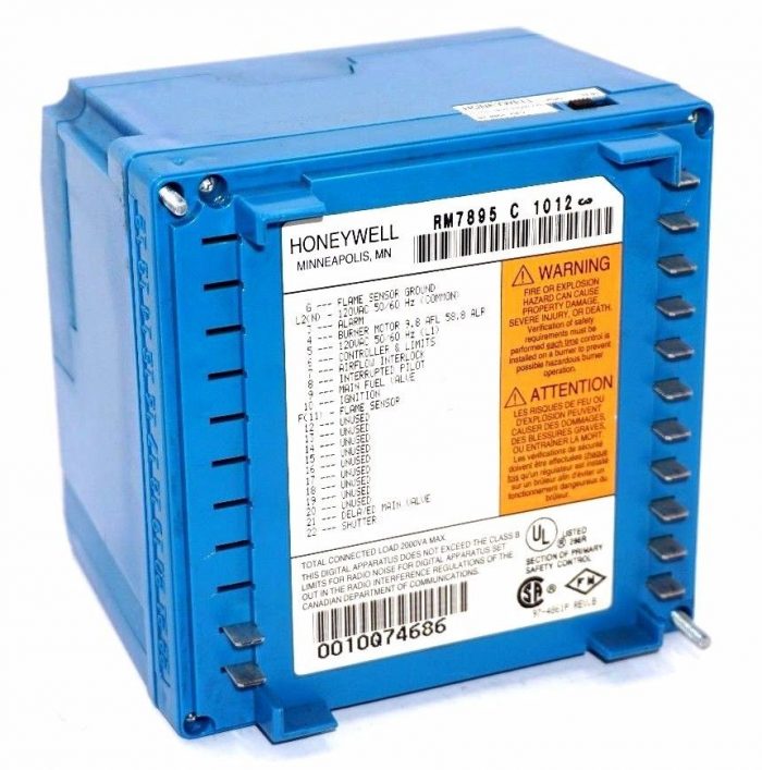 USED HONEYWELL RM7895C-1012 FLAME SAFEGUARD RM7895C1012 - Image 4