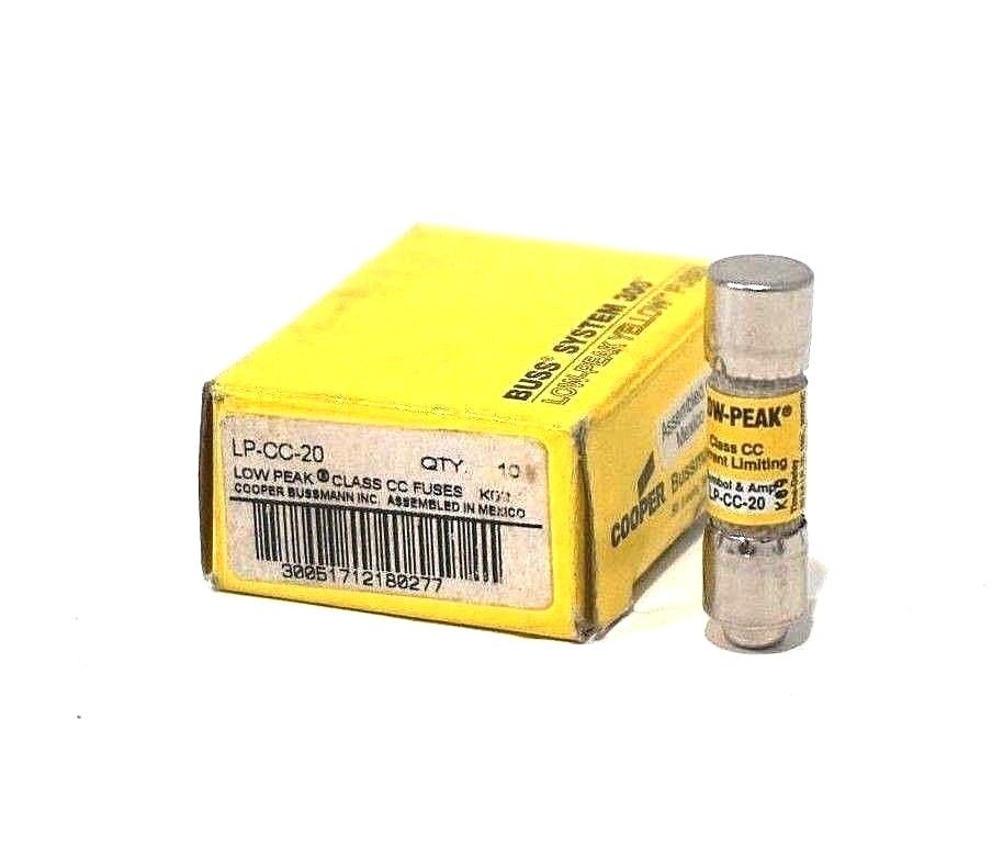 10 NEW BUSSMANN LPCC20 FUSES LPCC20 SB Industrial Supply, Inc.