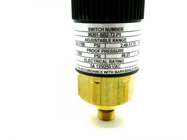 NEW BARKSDALE 96201-BB2-T2-P1 PRESSURE SWITCH 96201BB2T2P1 - Image 3