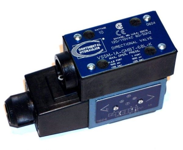 NEW CONTINENTAL HYDRAULICS VS5M-1A-GMBT-68L-K DIRECTIONAL VALVE VS5M1AGMBT68LK