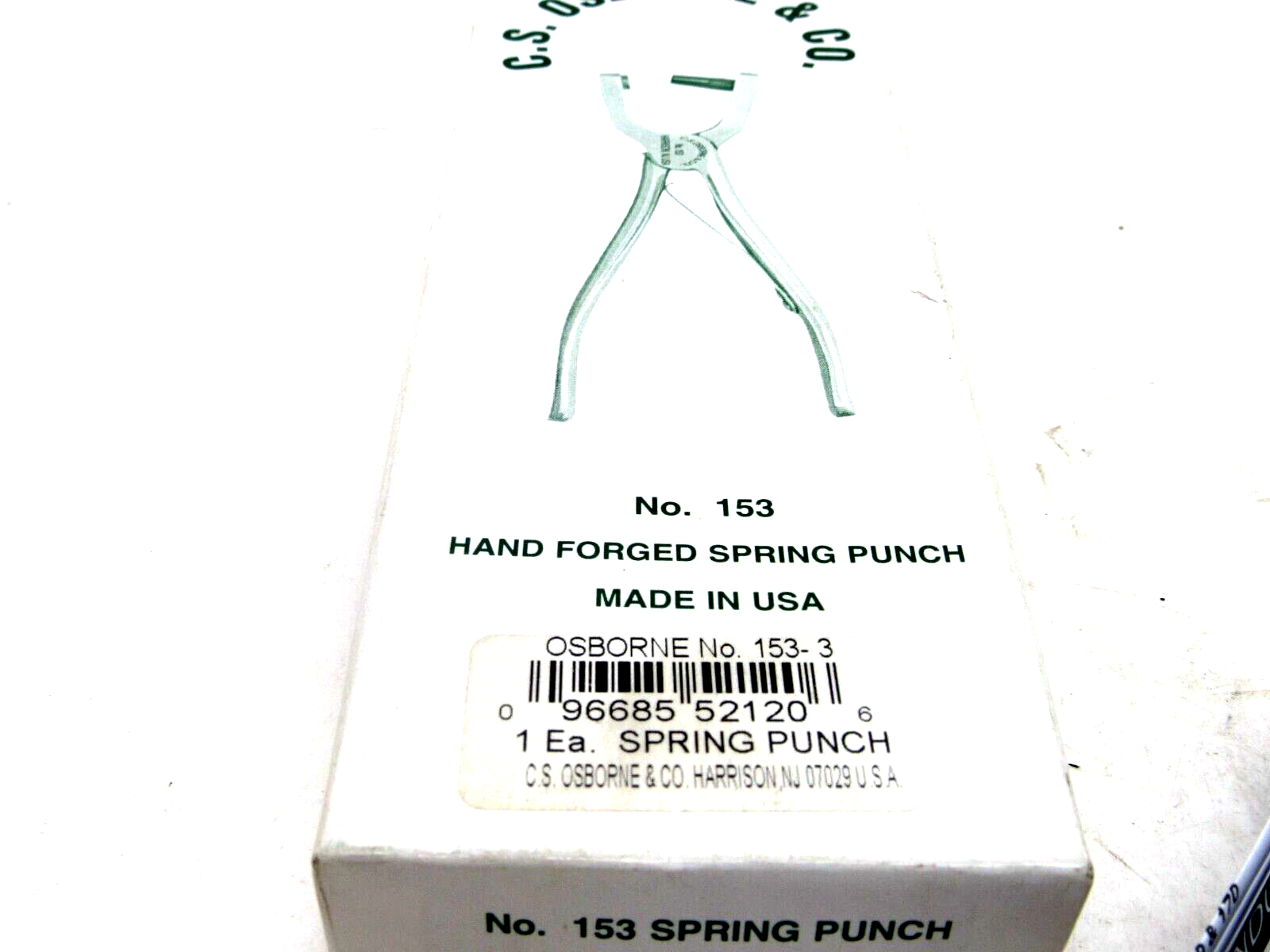 NEW CS OSBORNE 153-3 SPRING PUNCH 1533 - Image 4