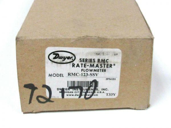 NEW DWYER RMC-123-SSV RMC SERIES RATE MASTER FLOW METER RMC123SSV - Image 3
