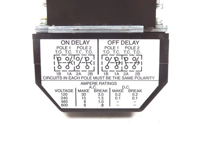 NEW EATON CUTLER HAMMER D26MTE TYPE M RELAY PNEUMATIC TIMER - Image 4