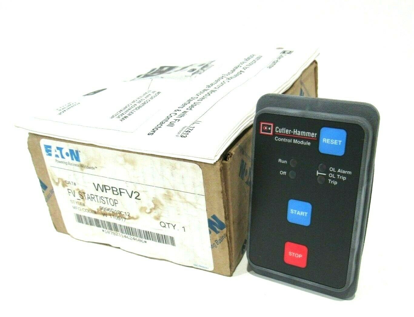 NEW EATON CUTLER HAMMER WPBFV2 CONTROL MODULE 9996D10C12 - SB ...