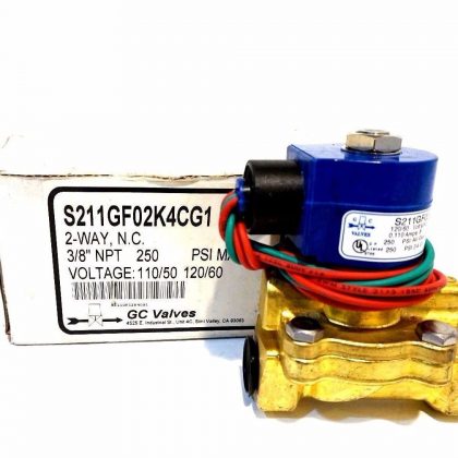 NEW GC VALVES S211GF02K4CG1 SOLENOID VALVE