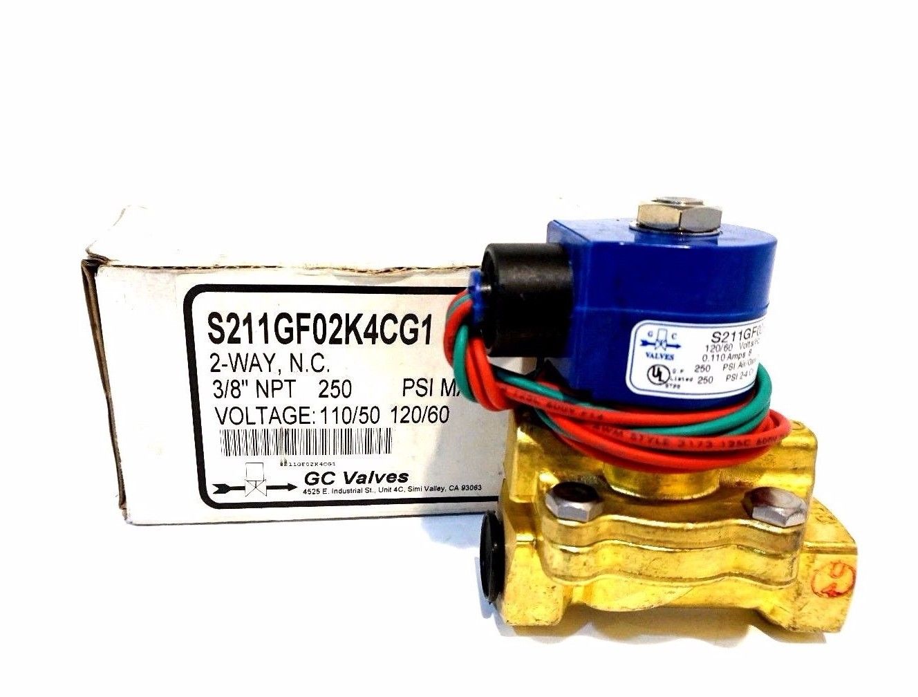 NEW GC VALVES S211GF02K4CG1 SOLENOID VALVE SB Industrial Supply, Inc.