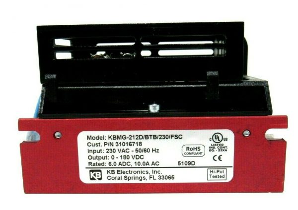 NEW KB ELECTRONICS KBMG-212D/BTB/230/FSC AC DRIVE 31016718 KBMG212DBTB230FSC - Image 4