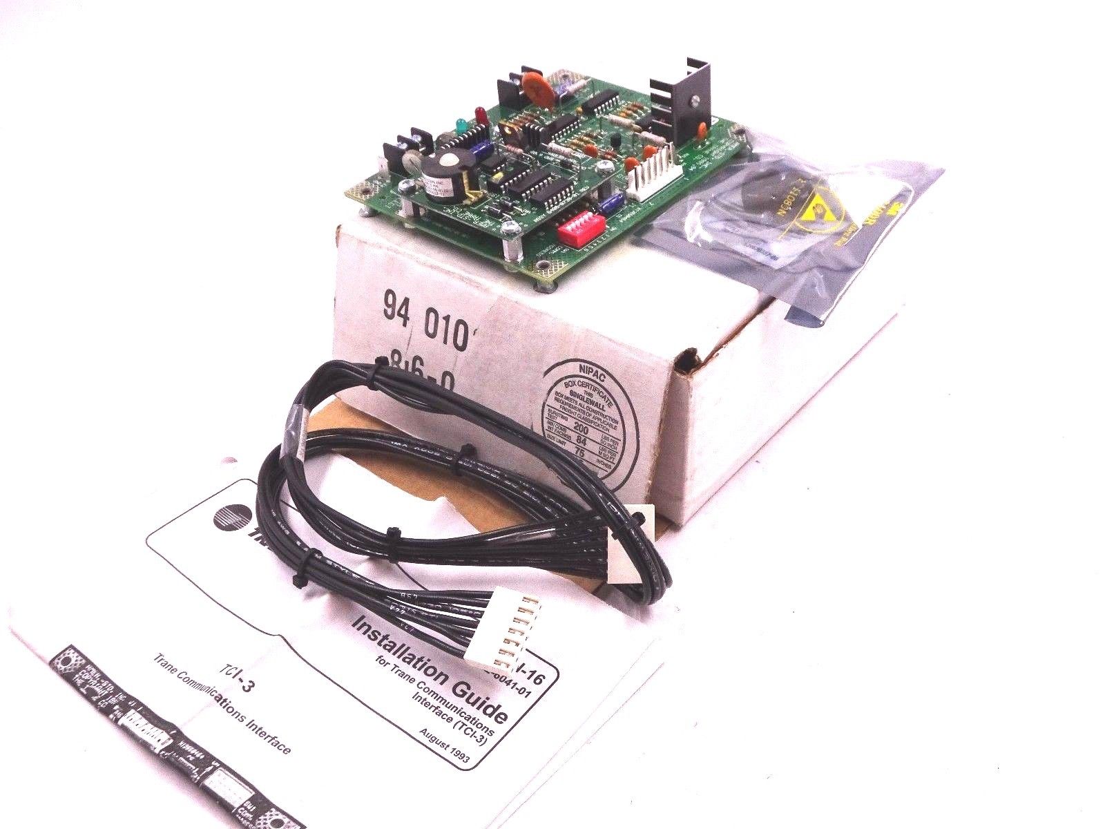 NEW TRANE CONTROL CIRCUIT BOARD EMTXIN16 TCI 3 COMMUNICATIONS