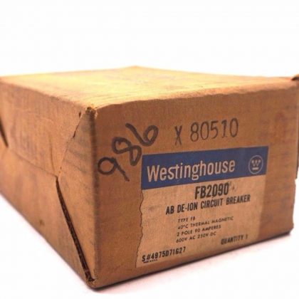 NEW WESTINGHOUSE FB2090 CIRCUIT BREAKER