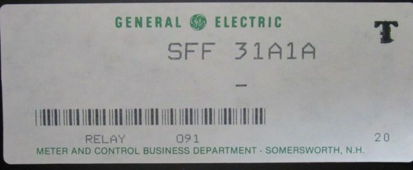 USED GENERAL ELECTRIC 12SFF31A1A STATIC FREQUENCY RELAY REV A - Image 6