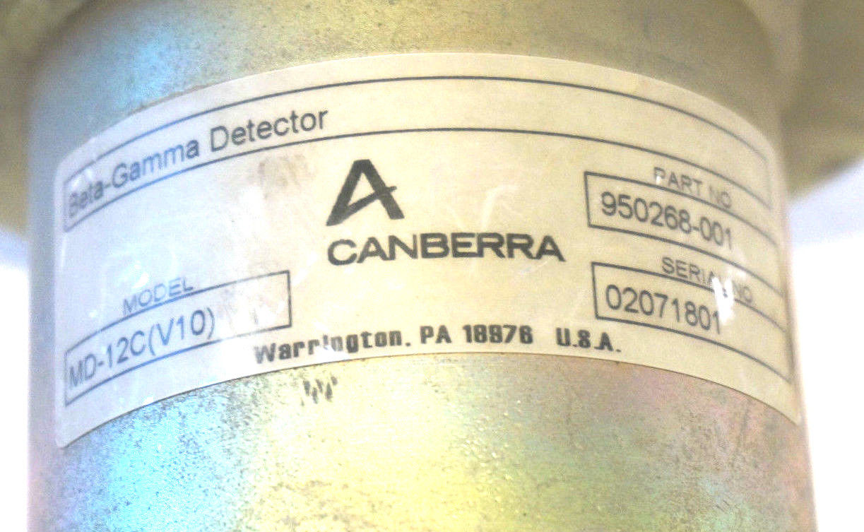 USED CANBERRA 950268-001 BETA-GAMMA DETECTOR MD-12C(V10) 950268001 - Image 5