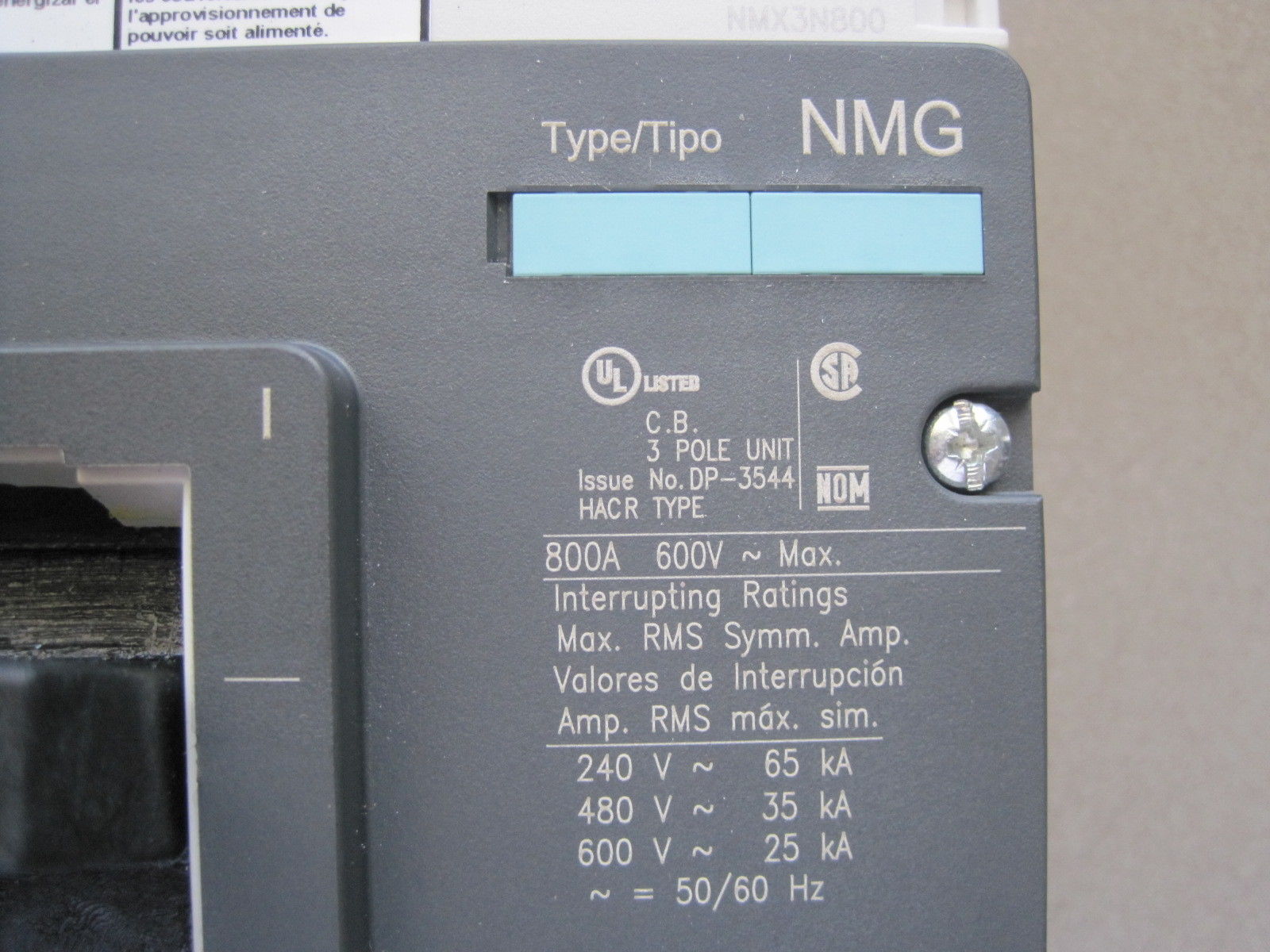 NEW SIEMENS NMX3N800 BREAKER 800 AMP - Image 5