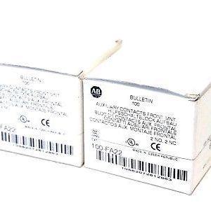 2 NEW ALLEN BRADLEY 100-FA22 CONTACT BLOCKS SER.B 100FA22