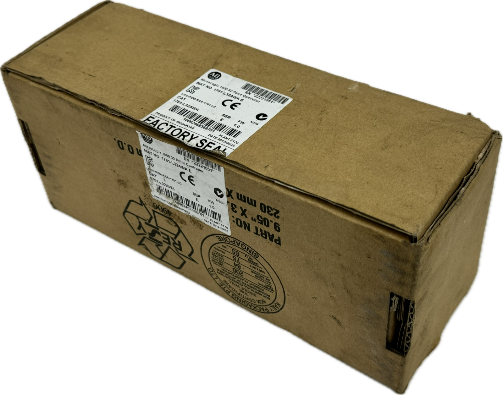 ALLEN BRADLEY 1761-L32AWA MICROLOGIX 1000 CONTROLLER SER. E FW: 1.0 NEW SURPLUS - Image 4