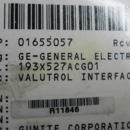 GENERAL ELECTRIC 193X527ACG01 VALUTROL INTERFACE BOARD