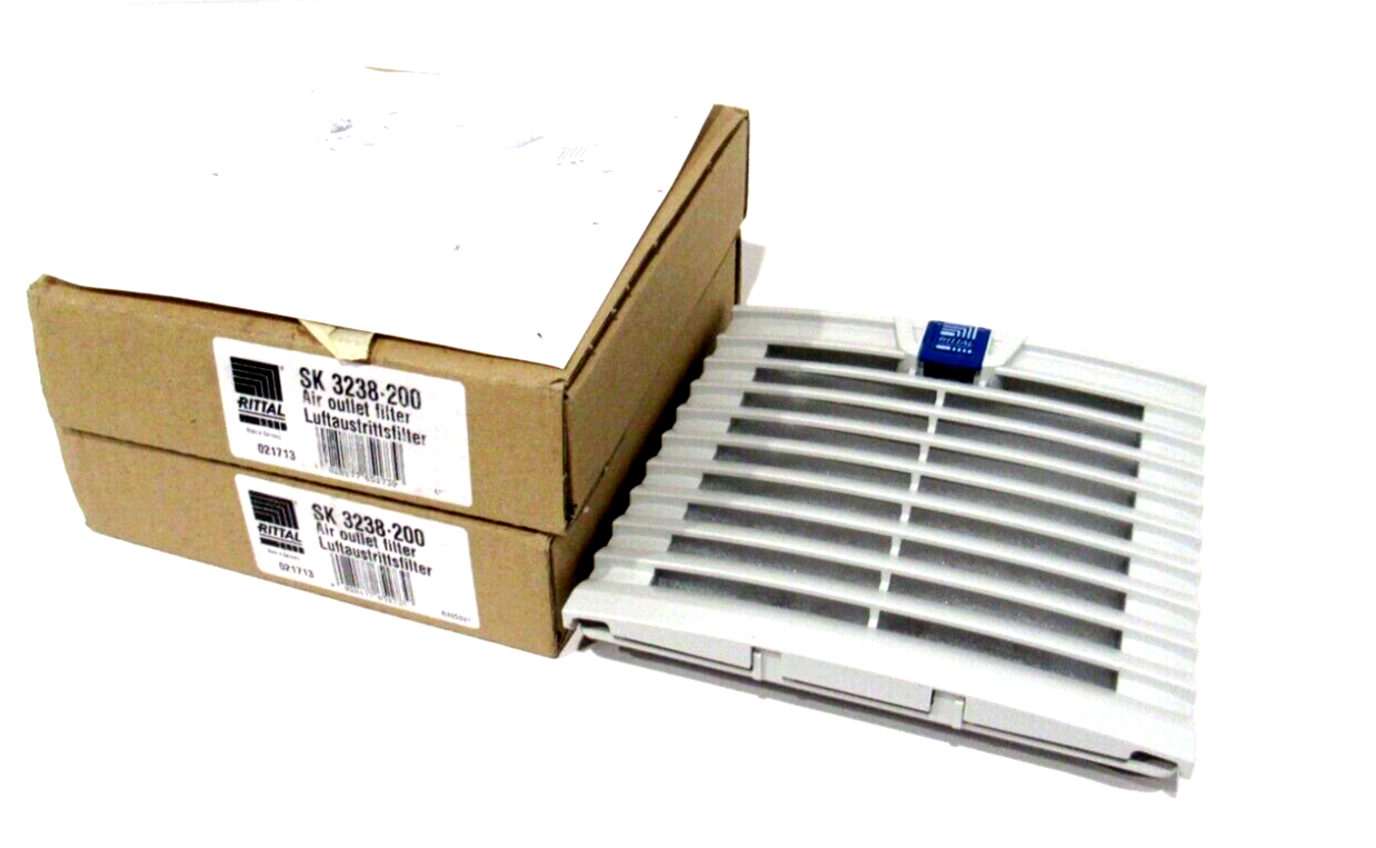 LOT OF 2 NEW RITTAL SK 3238-200 AIR FILTER SK3238200