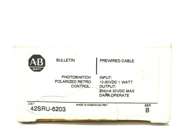 NEW ALLEN BRADLEY 42SRU-6203 PHOTOSWITCH SER.B 42SRU6203 - Image 3