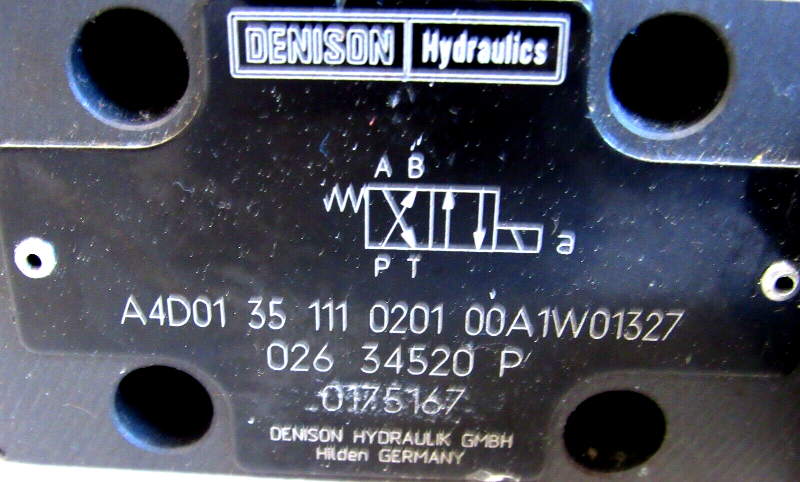 NEW DENISON HYDRAULICS A4D01 35 111 0201 00A1W01327 CONTROL VALVE - Image 3