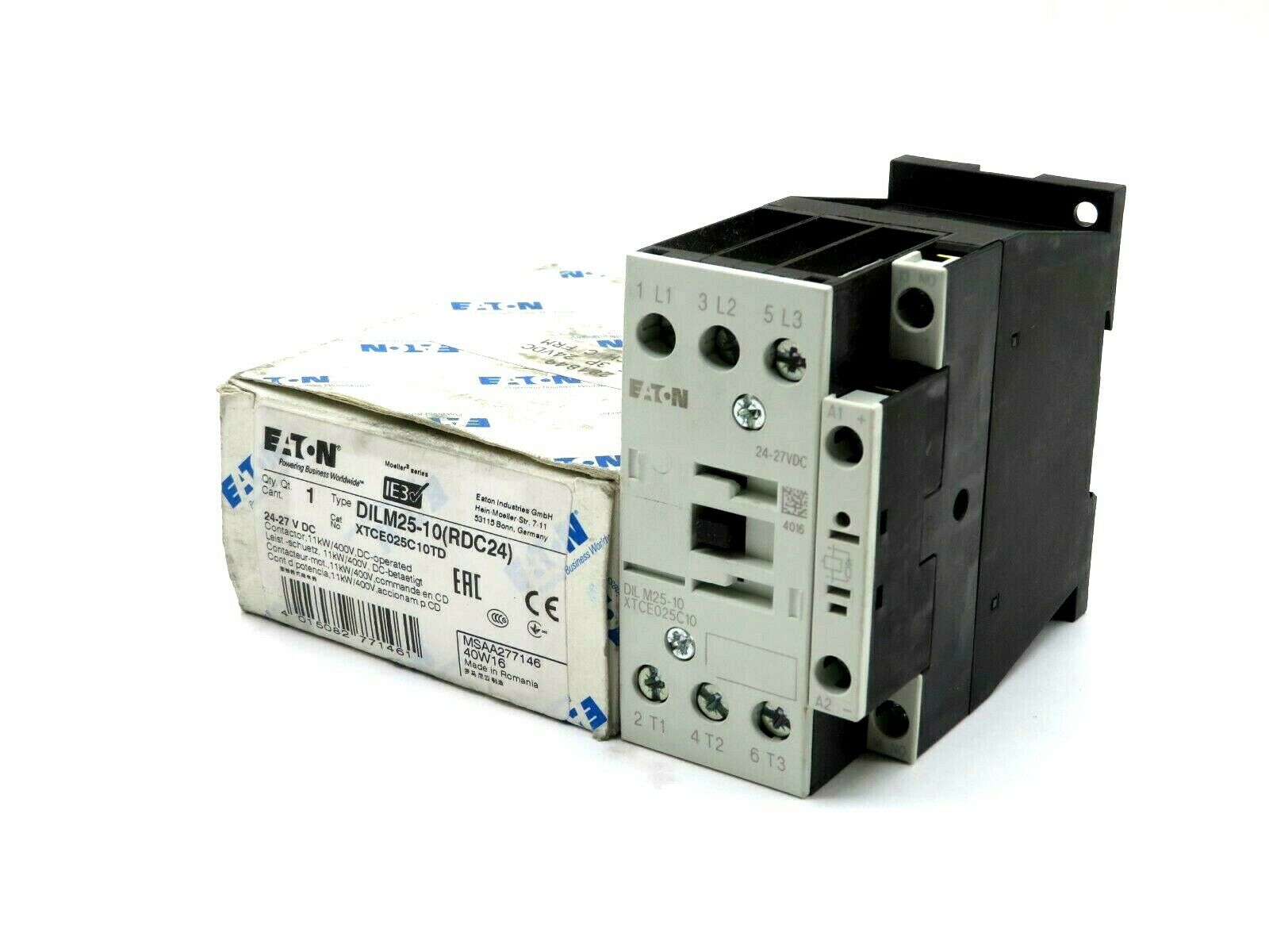 NEW EATON DILM25-10 CONTACTOR RDC24 DILM2510 – SB Industrial Supply, Inc.