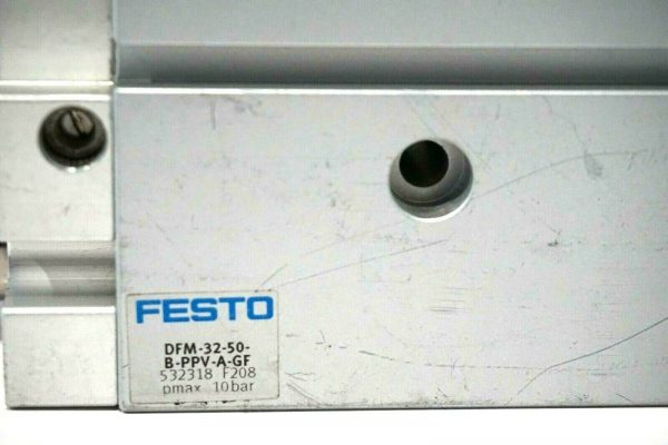 NEW FESTO DFM-32-50-B-PPV-A-GF PNEUMATIC CYLINDER 532318 DFM3250BPPVAGF - Image 3