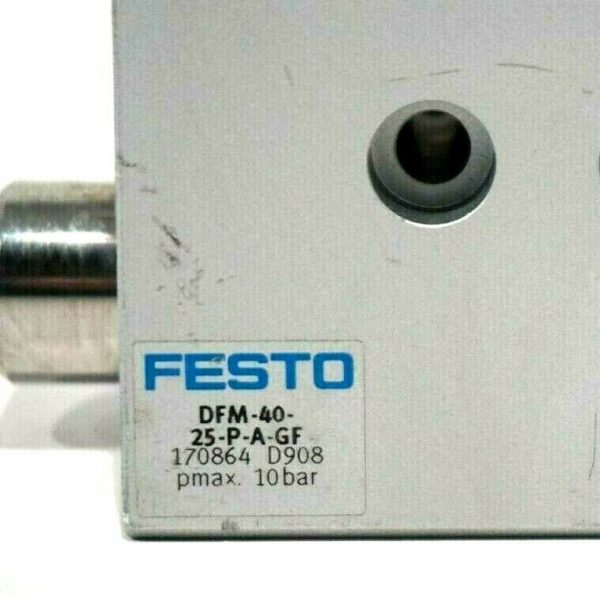 NEW FESTO DFM-40-25-P-A-GF GUIDED CYLINDER 170864 DFM4025PAGF - Image 3