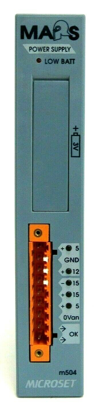 Microset R50 NEW MOOG MICROSET M504.002.001.R1 POWER SUPPLY INTERFACE MARS ...