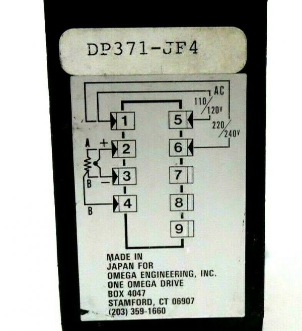 NEW OMEGA ENGINEERING DP371-JF4 TEMPERATURE CONTROLLER DP371JF4 - Image 4