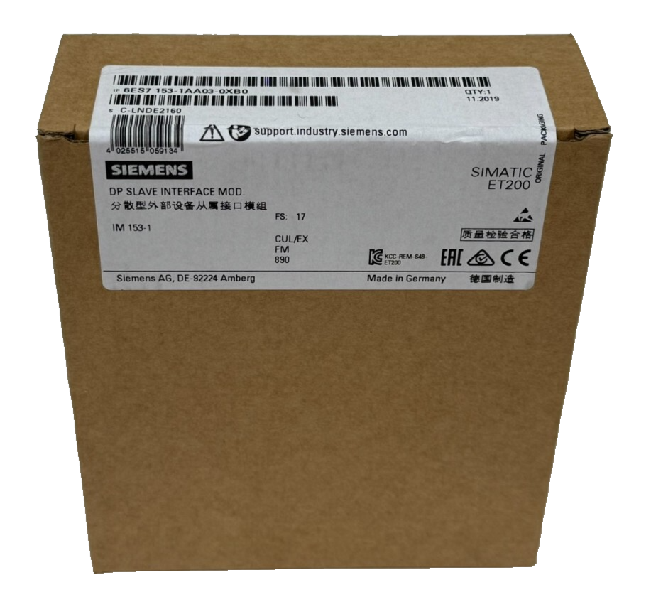 6ES7153-2BA82-0XB0 Connection Module in Box For Siemens 6ES7 153-2BA82