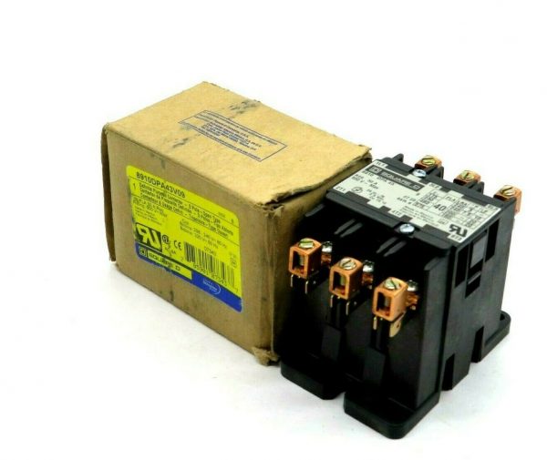 NEW SQUARE D 8910DPA43V09 CONTACTOR 600VAC 3 POLE SERIES B