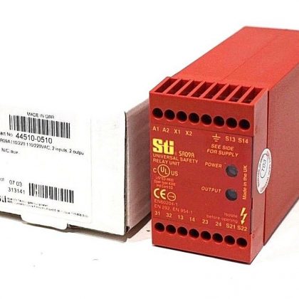 NEW STI 44510-0510 SAFETY RELAY 445100510