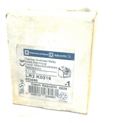 NEW TELEMECANIQUE LR2-K0316 OVERLOAD RELAY LR2K0316