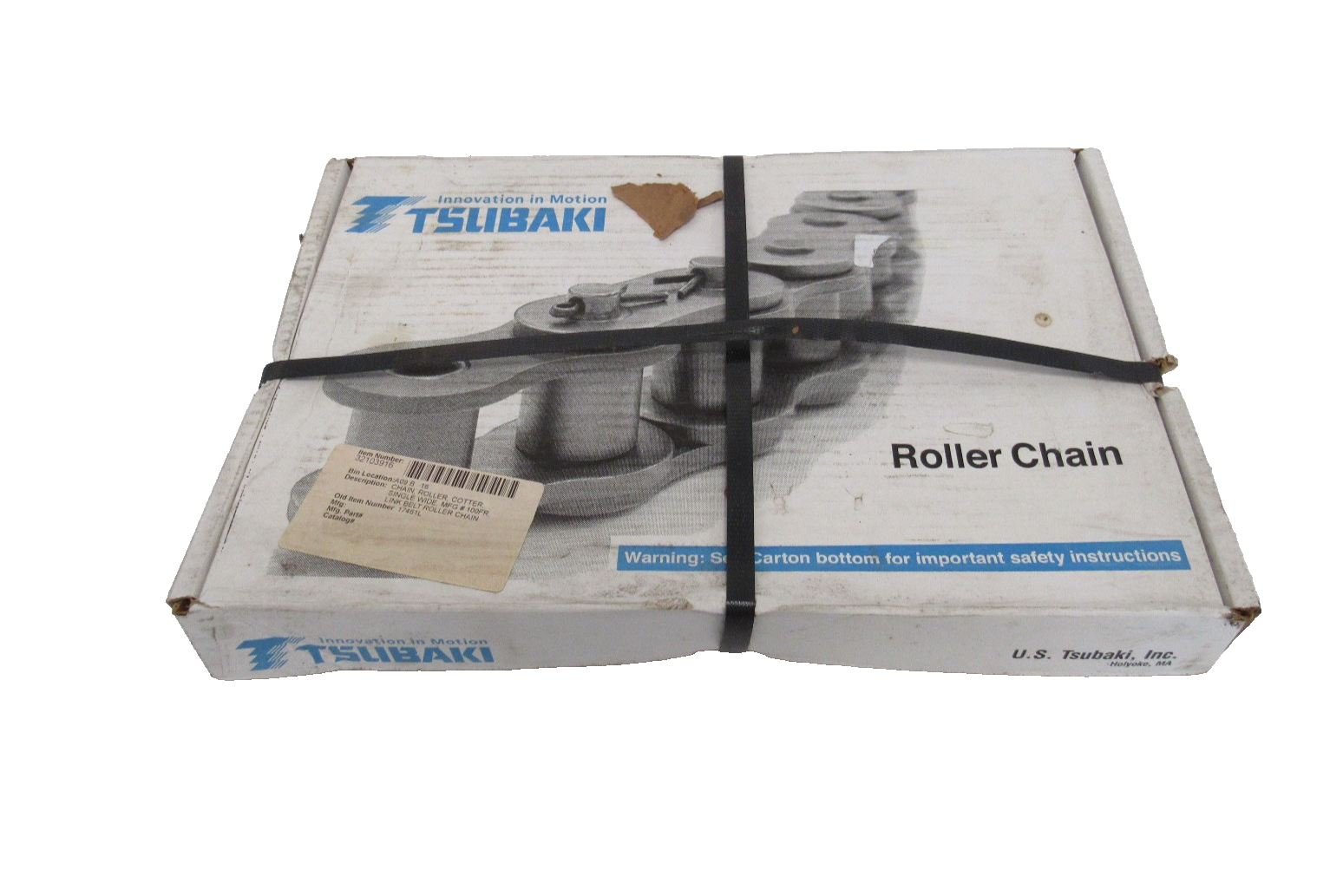 Rs100 Chain NEW TSUBAKI RS 100 COTT ROLLER CHAIN 10FT RS100COTT - SB Industrial ...