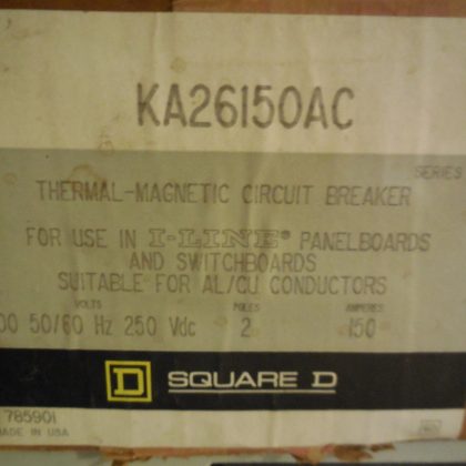 NEW SQUARE D KA26150AC CIRCUIT BREAKER KA26150AC