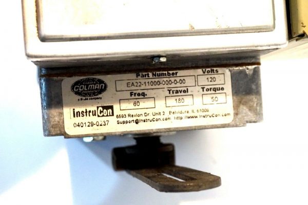 USED BARBER COLMAN EA22-11000-000-0-00 ACTUATOR EA2211000000000 - Image 4