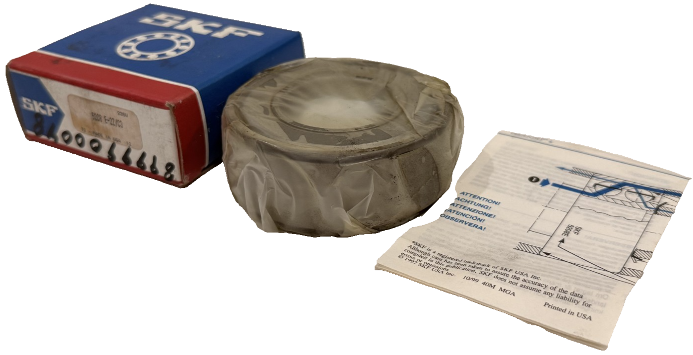 LOT OF 11 NEW SKF 5208E2Z/C3 DOUBLE ROW ANGULAR CONTACT BALL BEARINGS 5208E2ZC3 - Image 3