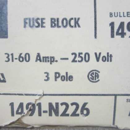 NEW ALLEN BRADLEY 1491-N226 FUSE BLOCK 1491N226