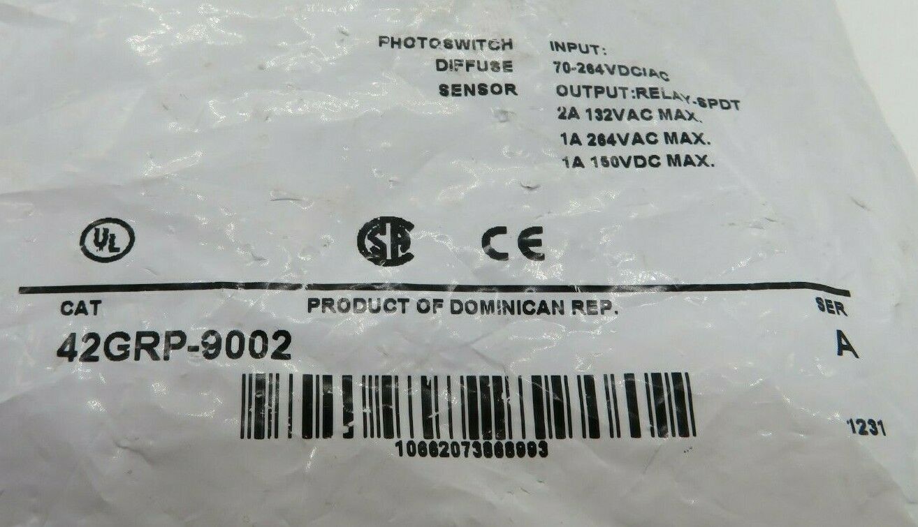 NEW ALLEN BRADLEY 42GRP-9002 PHOTOSWITCH DIFFUSE SENSOR 42GRP9002 - Image 3