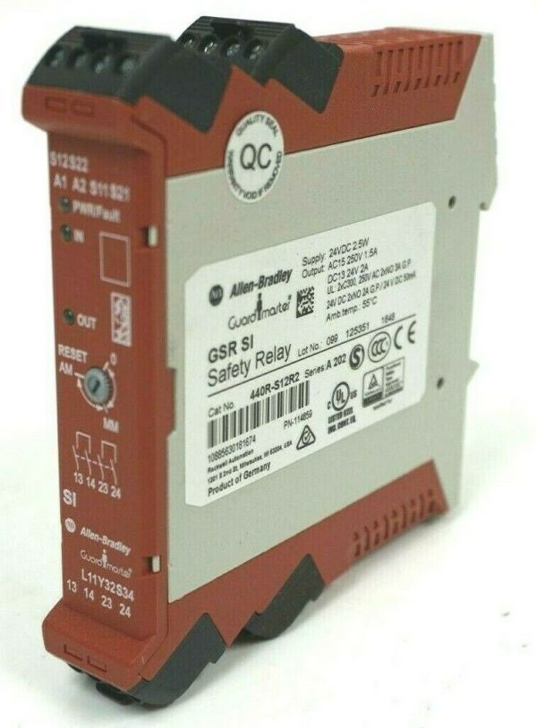 NEW ALLEN BRADLEY 440R-S12R2 SAFETY RELAY 440RS12R2 - Image 3