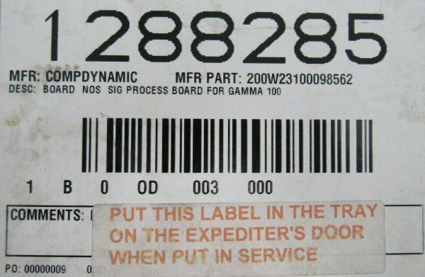 NEW COMPUTER DYNAMIC MICRO-DAD-DX SIGNAL BOARD GAMMA 100 200W23100098562 - Image 5
