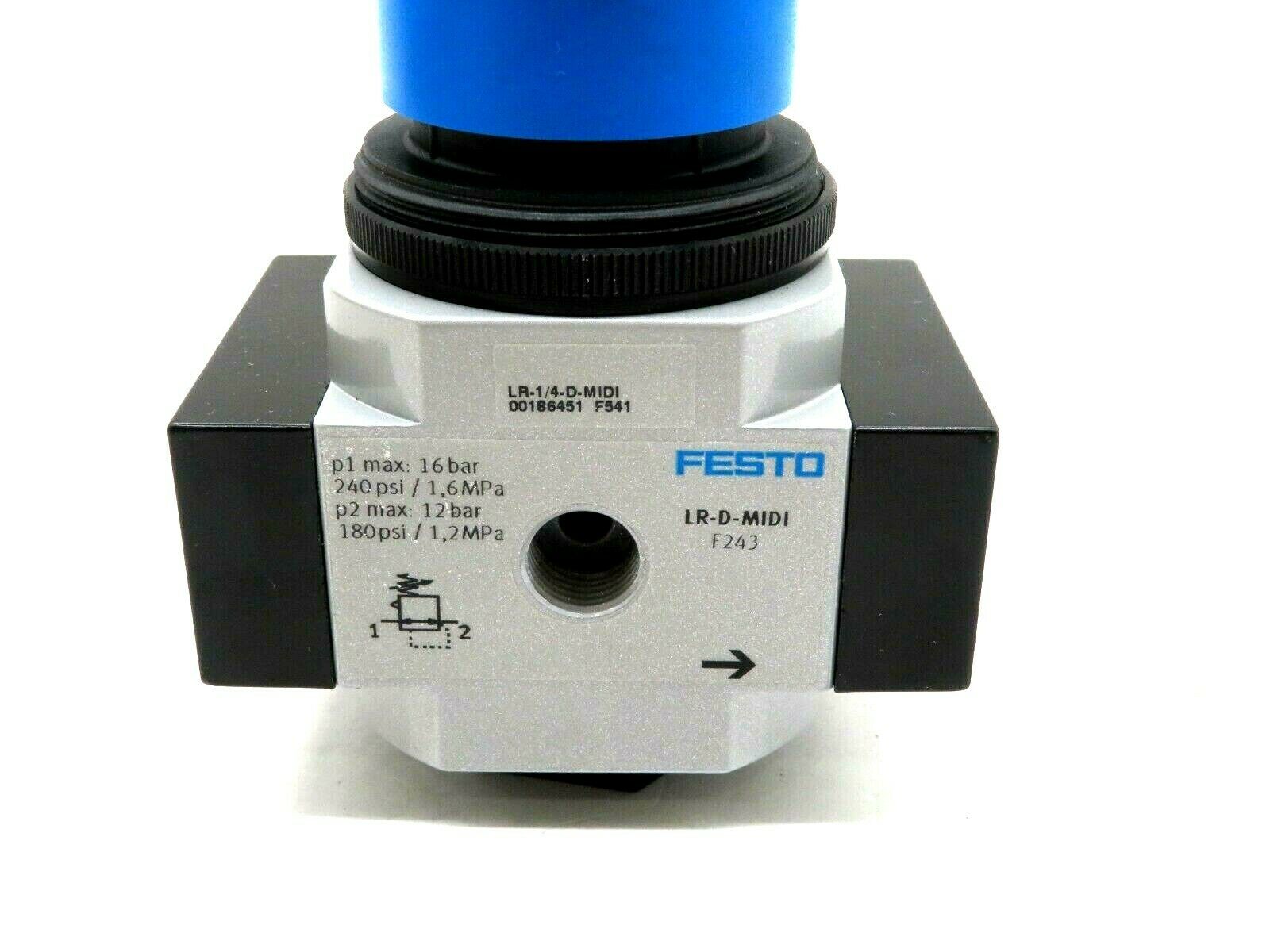 1PZ Nuova Valvola Regolazione Pressione Festo LR 1/4 D 7 MINI In Box 1PZ Nuova Valvola Regolazione Pressione Festo LR 1/4 D 7 MINI In Box