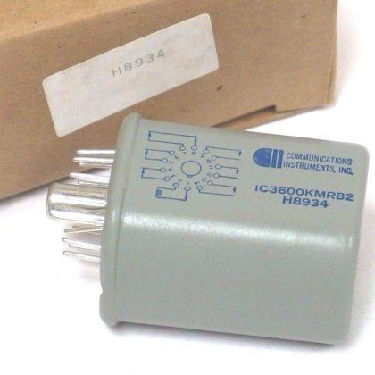NEW COMMUNICATIONS INSTRUMENTS INC. GE FANUC REFERENCED RELAY IC3600KMRB2 H8934