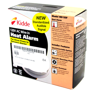 NEW KIDDE HD135F HEAT DETECTOR 120V AC WIRE-IN