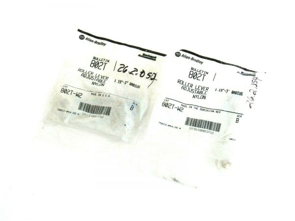 NEW LOT OF 2 ALLEN BRADLEY 802T-W2 ROLLER LEVER SER B 802TW2