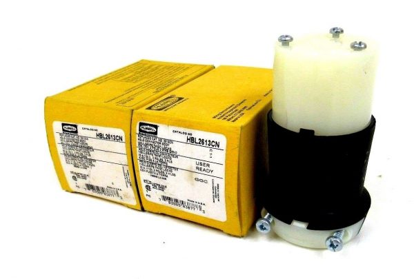 NEW LOT OF 2 HUBBELL HBL2613CN CONNECTOR BODY