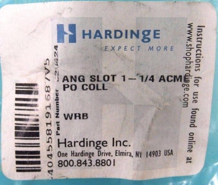 NEW LOT OF 4 HARDINGES 1-1/4 ACME COLLET 1.145 1687V PO COLL - Image 3